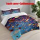 thumbnail image 1 of 3pcs Golden Confetti Celebration Themed bedding | 1 Duvet Cover + 2 Pillowcases Polyester, 1 of 5