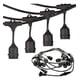 thumbnail image 1 of Guirnalda Impermeable 10 Metros Exterior 10 Socket E27 Luces Decoracion Jardin Terraza Patio Luces Fiesta FIGOIMPORT, 1 of 8