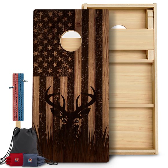 Set de Tablas de Cornhole BackYardGamesUSA – Reglamento + Bolsas