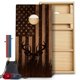 thumbnail image 1 of Set de Tablas de Cornhole BackYardGamesUSA – Reglamento + Bolsas, 1 of 7
