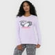 thumbnail image 3 of Pijama Mujer Largo Algodón Print Morado Corona, 3 of 5