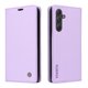 thumbnail image 5 of Funda Billetera de Cuero para Samsung Galaxy A55 5G con Tarjetero y Soporte - Tapa Magnética Morado, 5 of 6