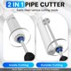 thumbnail image 5 of Cortador interno de PVC Meaowera 18 cm 360° giratorio con 5 cuchillas, 5 of 7