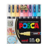 Marcadores Posca 3M Set 8 Colores Pastel