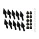 thumbnail image 1 of 10 Piezas Pernos De Parabrisas Universales Pernos Kit De Pernos De Tornillo 5mm Negro, 1 of 5