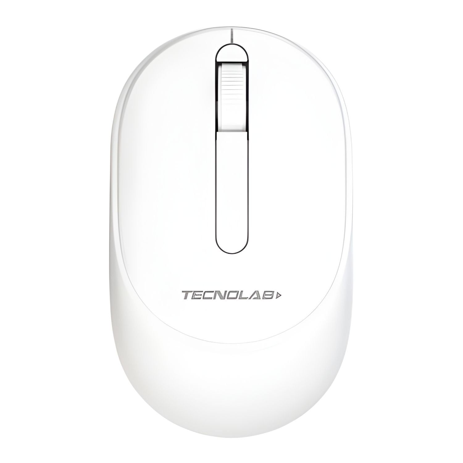 Tecnolab - Mouse Inalámbrico Bluetooth Y Usb 10m Blanco - Ps
