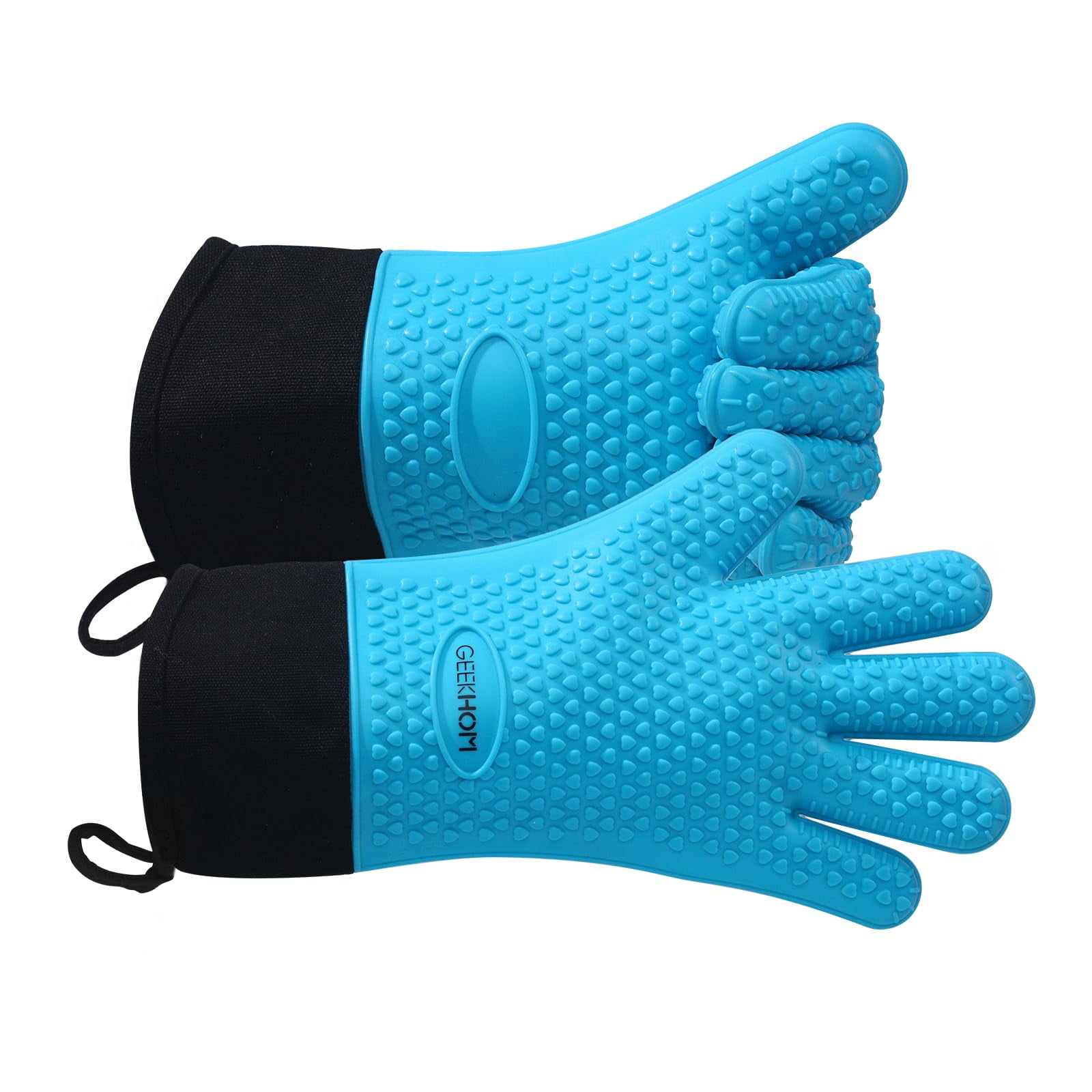 Guante Para Horno Geekhom Bbq De Silicona Impermeable De 13,7