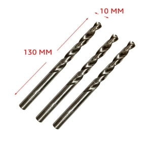 Gen - 3 Brocas De 10 Mm Hss Para Metal Altísima Calidad