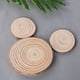 thumbnail image 5 of Posavasos redondos de madera natural para manualidades, soporte para tazas de té, café y bebidas, mantel de mesa, decoración de mesa, accesorios de cocina, 5 of 6