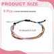 thumbnail image 2 of Uxcell 8 Piezas Pulsera de Cuerda Trenzada, Pulseras de Cuerda Tejida Ajustables Boho Impermeables Accesorio Elegante para Mujeres Hombres Cumpleaños Amistad, 6 Colores, 2 of 6