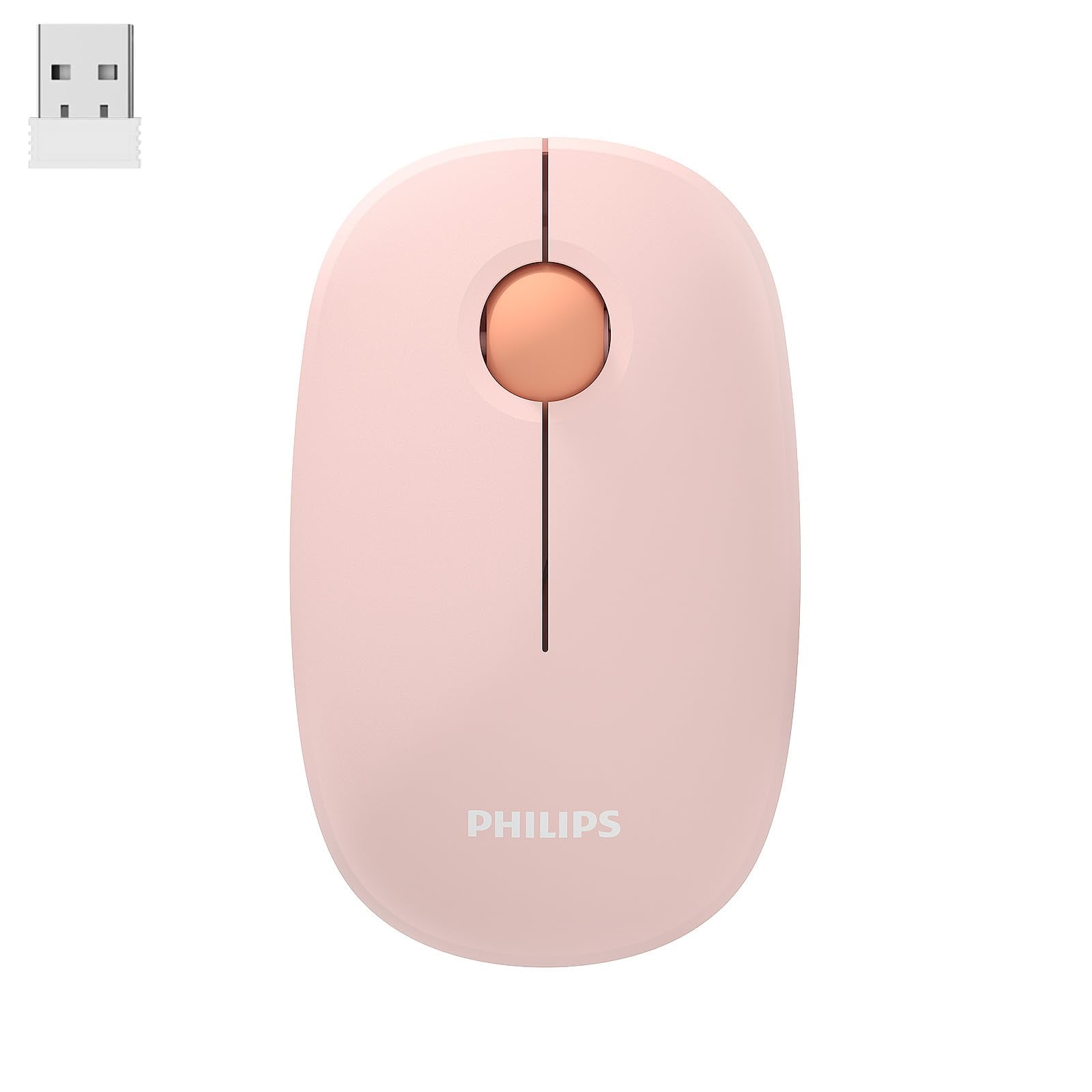 Ratón Inalámbrico Philips 7378 2,4 Ghz 1600 Dpi 12 Meses De Duración De La Batería