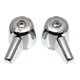 thumbnail image 1 of Manillas de grifo Danco Central Brass Chrome 80401 (paquete de 2), 1 of 5