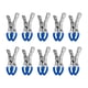 thumbnail image 5 of 10 pinzas multifuncionales para lonas de piscina, resistentes al viento, ideales para el invierno. También sirven para sujetar sábanas, mantas y otros Azul, 5 of 5