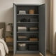 thumbnail image 4 of Closet Armario Metálico 2 puertas 90x45x180cm Airhouse, 4 of 5