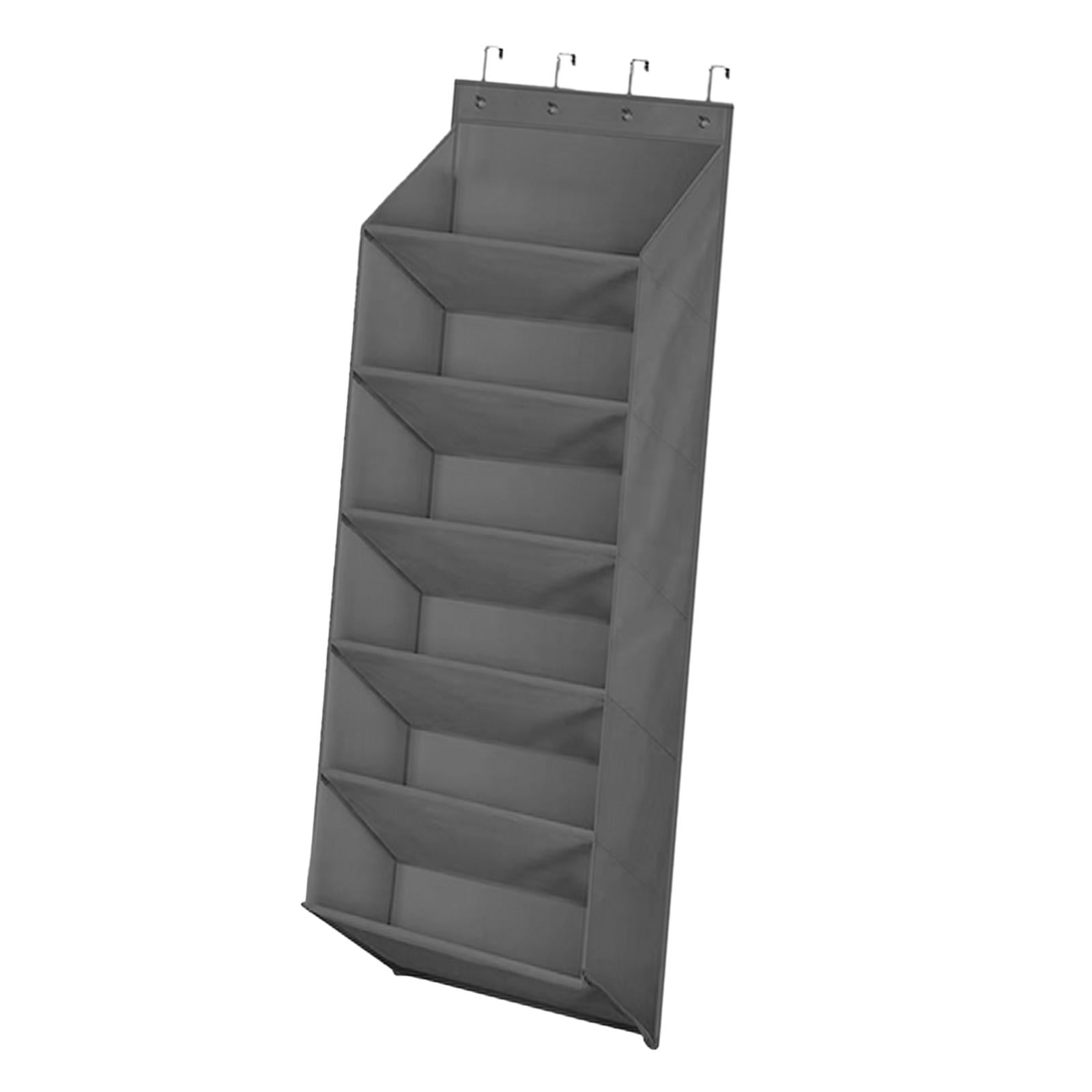 Magideal - Zapatero Con Puerta De Bolsillo Profundo Grande De 6 Niveles, Zapatero Colgante, Traje Plegable, Bolsa De Almacenamiento Colgante Para Hombres, Mujere
