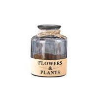 Oem - Florero Jarron Decorativo Vidrio Flowers Flores 14X10M