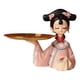 thumbnail image 3 of Estatuilla De Niña De Palacio Chino Bandeja De Almacenamiento De Plato De Caramelo De Galleta Ornamento Moderno 18x15cm, 3 of 3