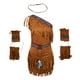 thumbnail image 2 of Traje Indio Retro étnico Con Borlas De Gamuza Para Mujer Americann Outfit M, 2 of 3