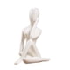 thumbnail image 2 of Figura De Yoga De Cerámica Adorno Estatua Escultura Jardín Zen Decoración De Escritorio Para El Hogar 7.5x4x10.5cm, 2 of 5