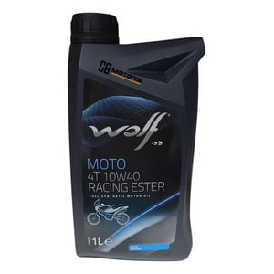 Genérico - Aceite De Moto Wolf 10W40 Full Sintético 1L 4T Original Negro