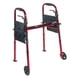 thumbnail image 1 of Walker Drive Medical Deluxe plegable de viaje con 5 ruedas, color rojo, 1 of 6