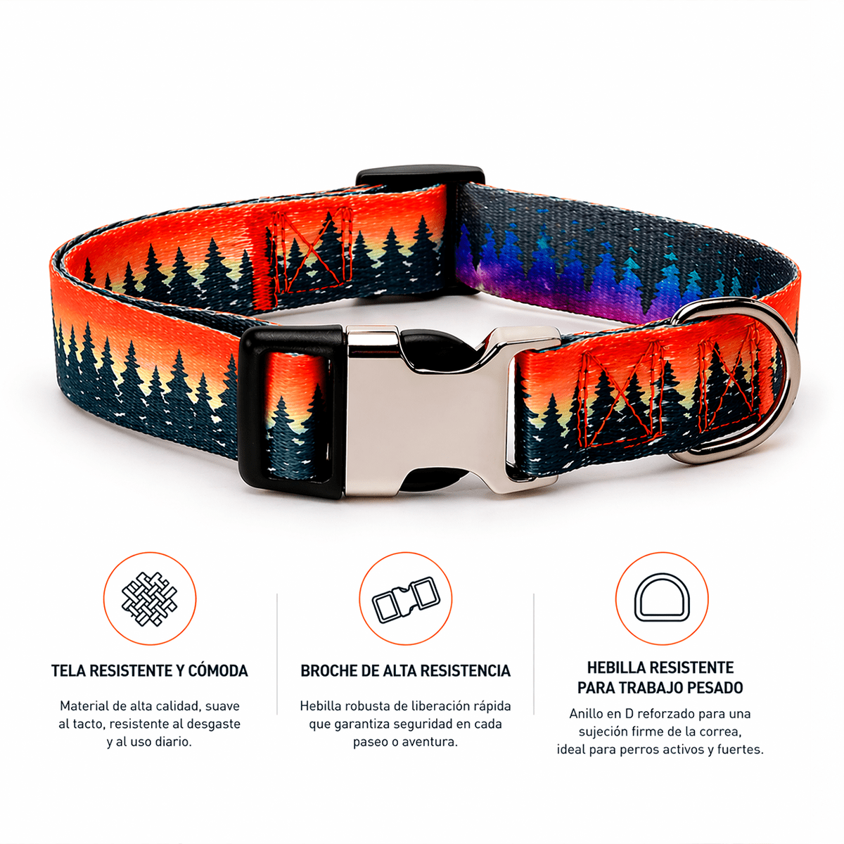 Collar Para Perros Diseño Aventurero