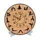 thumbnail image 3 of Reloj De Pared De Escritorio Con Temática De Yoga De 30 Cm, Decorativo Y Versátil, Con Números Grandes., 3 of 3