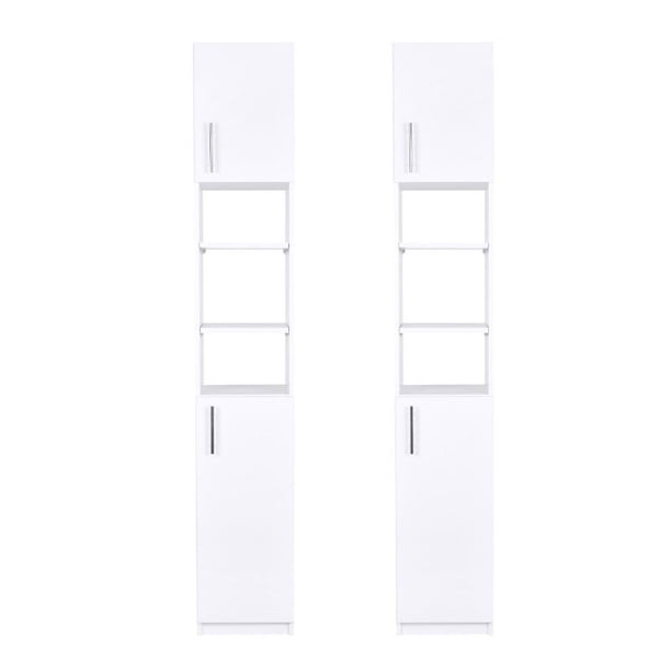 Combo Estante Organizador Baño 2 Unidades Blanco