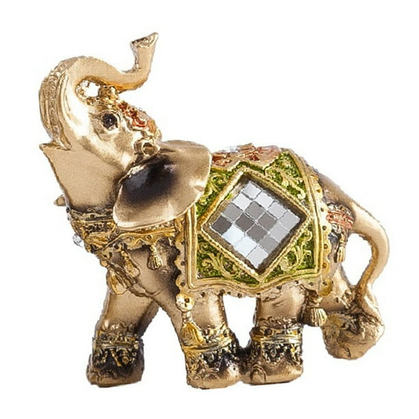Estatuas Modernas Decorativas Decorativas Del Elefante De La Resina De La Escultura De Mesa De La Decoración Del Elefante