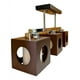thumbnail image 2 of Lámpara de Techo Triple Vintage Madera Cuadrada 3 focos, 2 of 3