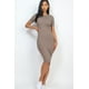 thumbnail image 4 of Vestido Midi Ajustado de Canalé, 4 of 5