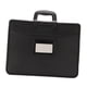 thumbnail image 1 of Maletín de negocios, bolsa de transporte para documentos, para oficina, para hombres y mujeres, con borde cosido, asa superior, portátil, de gran capa, 1 of 5