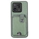 thumbnail image 2 of Funda Billetera Tejida para Xiaomi 13 Pro con Soporte y Tarjetero Verde, 2 of 4