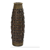 Genérico - Florero Jarrón Decorativo Trenzado Moderno 60 Cm M4