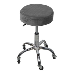 Magideal - Taburete De Bar Redondo Funda Para Asiento De Silla Para Cafetería Cafetería , Gris