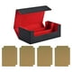 thumbnail image 3 of Caja De Baraja De Cartas Coleccionables, Juguete De Tarjeta De Recolección Fuerte, Estuche Para Tarjetas Deportivas De Cuero PU, Negro, Rojo Con Caqui, 3 of 5