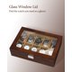 thumbnail image 3 of Watch Box GUKA - Expositor de madera y cristal con 10 ranuras, color marrón, 3 of 7