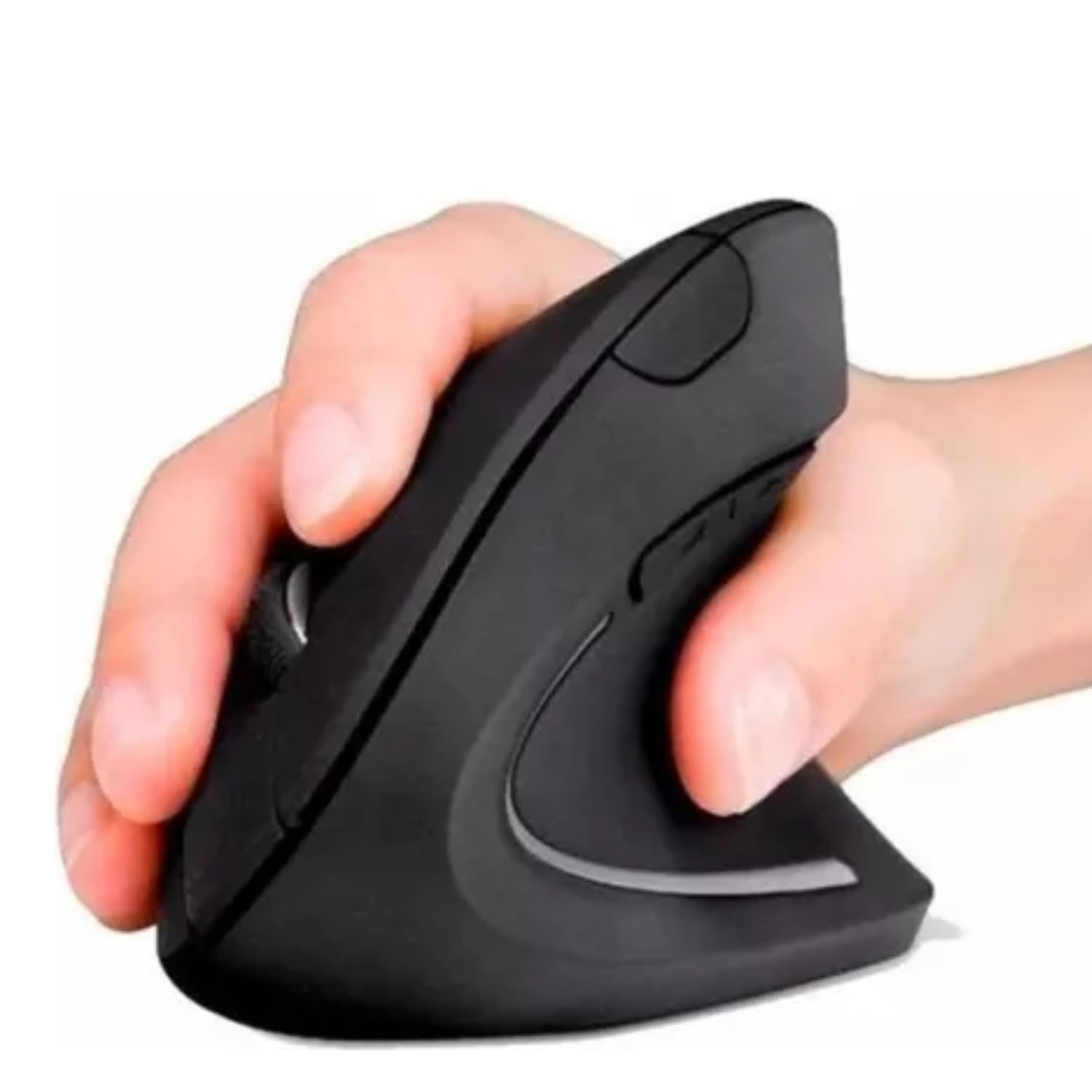 Crusec - Raton Vertical Mouse Inalambrico Ergonomico Gamer 2.4g Usb