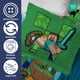 thumbnail image 3 of Juego De Funda De Edredón Minecraft De 3 Piezas Tamaño Completo Azul, 3 of 7