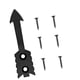 thumbnail image 1 of Euro Deer Skull Mount Hanger Kit Resistente De Ensamblaje Resistente A La Resistencia Rack, 1 of 5