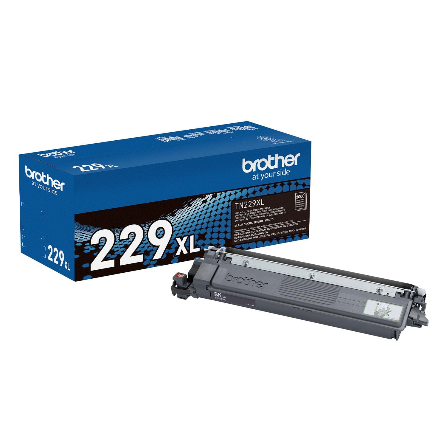 Cartucho De Tóner Para Impresora Brother Tn229xlbk Negro De Alto Rendimiento