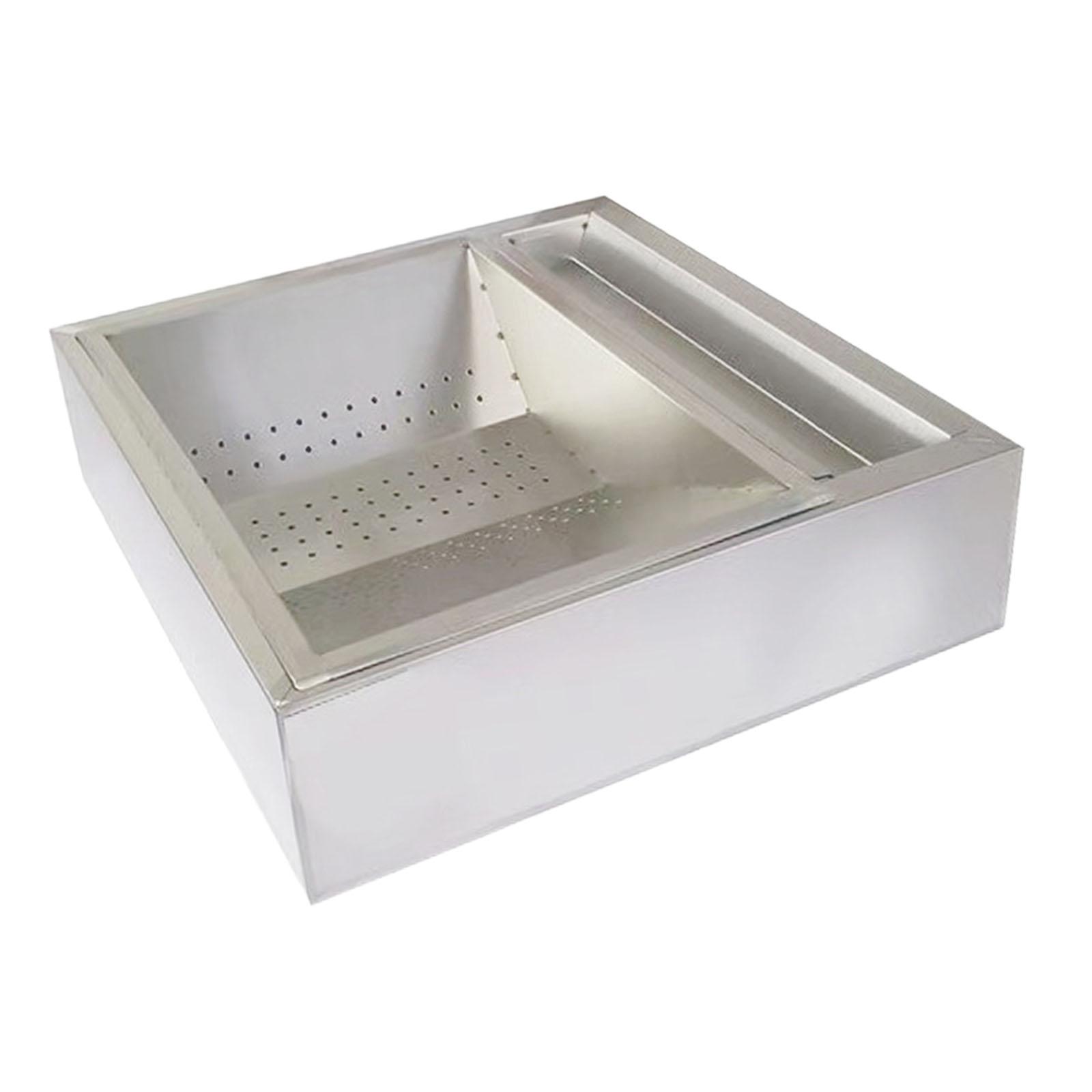 Magideal - Máquina De Filtrado De Aceites Para Hamburguesería, Estación De Descarga De Patatas Fritas, Práctico Recipiente Para Condimentos Y Patatas Fritas Para