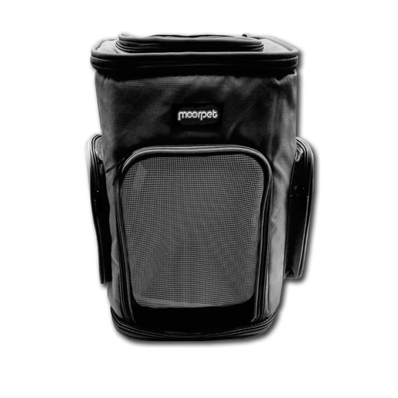 Mochila Transportadora Perro Premium Negra