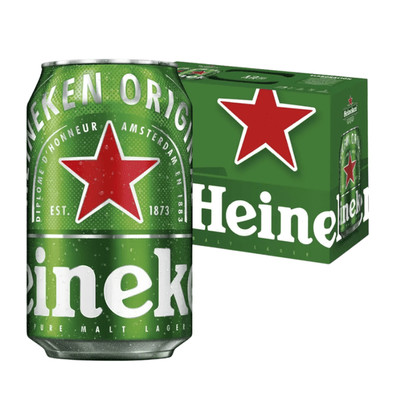Cerveza Heineken Lata 355cc Pack 12 un