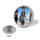 thumbnail image 3 of Piratas del Caribe-Theme Round Button Badge: Premium Metal Construction, Ideal for High-End Events 2.8 cm, 3 of 6