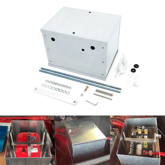 Caja de Batería Universal de Aluminio CNRAQR 34 cm × 25 cm × 25 cm
