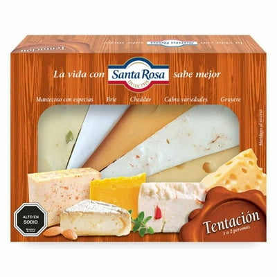 Tabla De Quesos Tentación 250 G Santa Rosa
