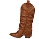thumbnail image 4 of Bota Vaquera Taco Bajo 92 Yassne Marron Claro, 4 of 5