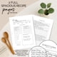 thumbnail image 5 of Libro de recetas Bloom & Haven Co. Verde impermeable, 5 of 8