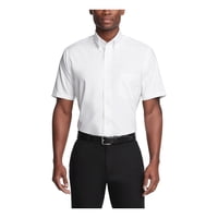 Vestido Oxford De Manga Corta Para Hombre Shirt Van Heusen, Corte Regular